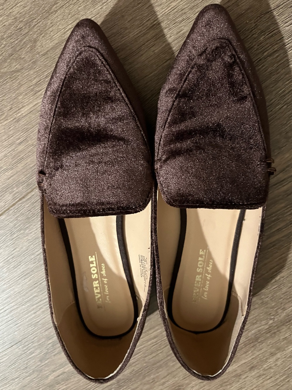 Fever Sole shoes flats Women's Brown Slip-On loafer size 7.5
